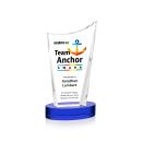 Burnett VividPrint&trade; Award on Alberton Base - Blue