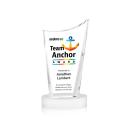 Burnett VividPrint&trade; Award on Alberton Base - White