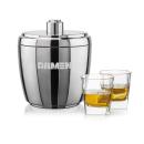 Pescara Ice Bucket & Sterling On-the-Rocks Set