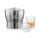 Genoa Ice Bucket & Brinkley On-the-Rocks Set