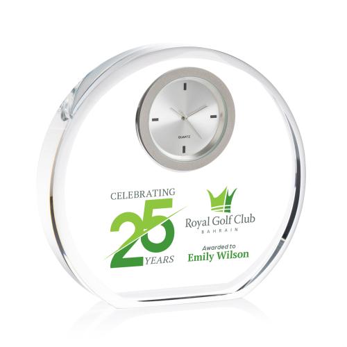 Recognition Awards - Shop by Recipient - Retirement Awards - Cranberry VividPrint&trade; Clock