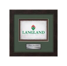 Eldridge -  Espresso Dark Walnut - Framed Awards & Plaques