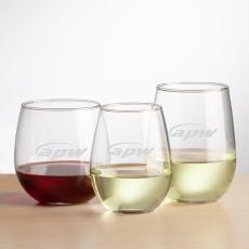 Ossington Stemless Wine - 12oz/16.75oz/17oz - Deep Etch - Wine Glasses