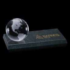 Globe on Granite Base - Paperweights