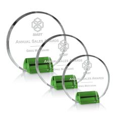 Olympia Award - Green - Circle Awards