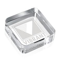 Square Paperweight - Crystal Paperweights