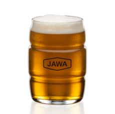 Barrel Beer Glass - Imprinted - Beer Steins and Pilsners