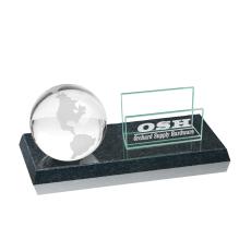 Granite Cardholder - Clear Globe - Desk Accessories