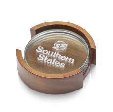 Round Coaster on Colfax Base - Set of 4  - Coasters