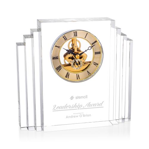 Recognition Awards - Shop by Recipient - Retirement Awards - Desford Clock - Gold