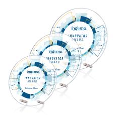 Cantebury Circle VividPrint Award - Metal & Crystal Awards