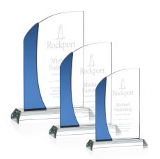 Jarvis Award - Blue - Crystal Awards