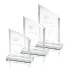 Templar Award - Clear - Sales Awards