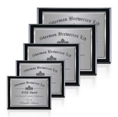 Oakleigh/TexEtch Plaque - Black Finish - Retirement Plaques