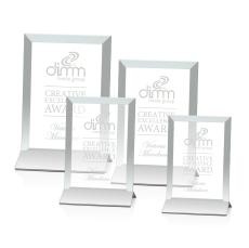 Rainsworth Award - Jade/Silver (Vertical) - Jade Glass Awards