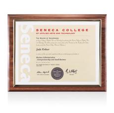 Sedgewick Certificate Holder - Plaque Awards