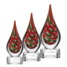 Glendower Award - Clear - Art Glass Awards
