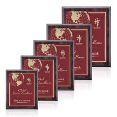 Farnsworth/Marietta - Cherry/Red - Retirement Plaques
