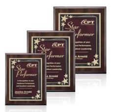 Farnsworth/Starburst - Cherry/Red - Retirement Plaques