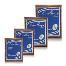 Sedgewick/Marietta - Walnut/Blue - Retirement Plaques