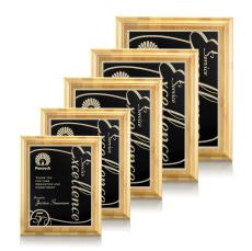 Bamboo/Marietta Plaque - Black - Retirement Plaques