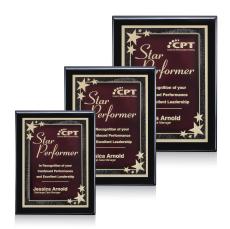 Oakleigh/Starburst - Black/Red - Retirement Plaques
