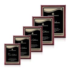 Oakleigh/Marietta Plaque - Rosewood/Black - Retirement Plaques