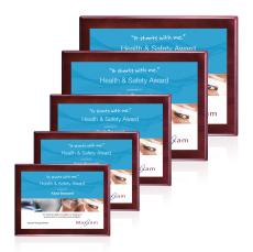 Oakleigh/AstroSub Plaque - Rosewood/White - Full Color Plaques