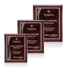 Oakleigh/Finch Plaque - Rosewood/Red - Retirement Plaques