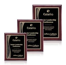 Oakleigh/Finch Plaque - Rosewood/Black - Retirement Plaques