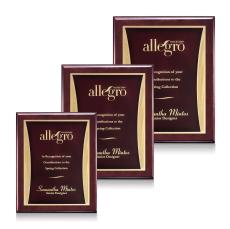 Oakleigh/Showtime Plaque - Rosewood/Red - Retirement Plaques