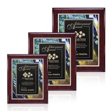 Oakleigh/Verdi Plaque - Rosewood Finish - Retirement Plaques