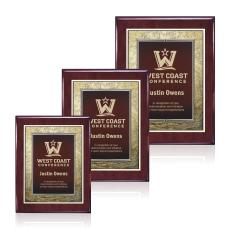 Oakleigh/Tamara Plaque - Rosewood/Burgundy  - Retirement Plaques