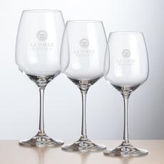 Oldham Wine - Deep Etch  - Wine Glasses