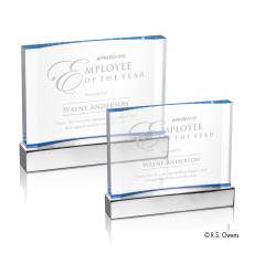 Cornerstone Award - Blue - Metal Awards