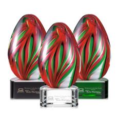 Bermuda Award on Paragon Base - Art Glass Awards