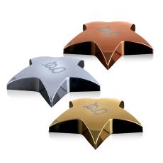 Hollister Star Paperweight - Years of Service Awards