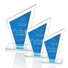 Milton Award - Blue - Crystal Awards