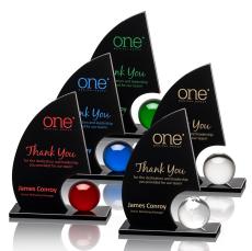 Ravenna Award - Black - Crystal Ball Awards