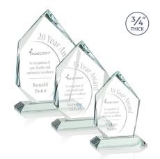 Deerhurst Ice Peak Award - Jade - Jade Glass Awards