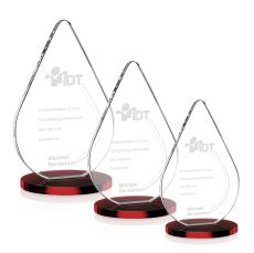 Glenhazel Award - Red - Red Crystal Awards