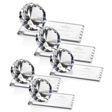 Gemstone Award on Starfire - Diamond - Years of Service Awards