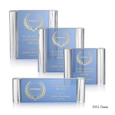 Opus Award - Light Blue - Crystal Awards