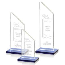 Dixon Award - Blue - Colored Crystal Awards
