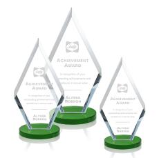 Cancun Award - Green - Crystal Awards