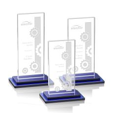 Santorini Award - Blue - Rectangle Awards