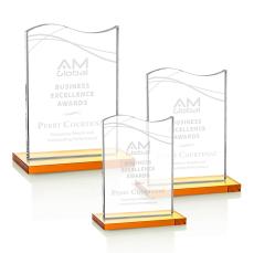 Unity Award - Amber - Yellow Crystal Awards