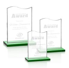 Unity Award - Green - Crystal Eagle Awards