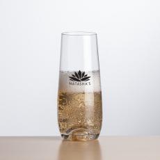 Edderton Stemless Flute - Imprinted - Champagne Flutes