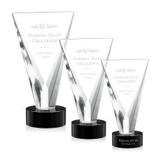 Mustico Award - Black - Colored Crystal Awards